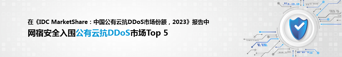 网宿安全入围IDC 公有云抗DDoS市场 Top 5